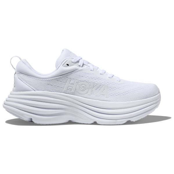 HOKA - Women's Bondi 8 - Runningschuhe Gr 10,5 - Regular grau/weiß von HOKA