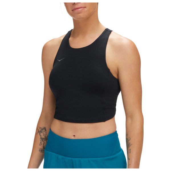 HOKA - Women's Elaro Crop Bra - Sport-BH Gr L schwarz von HOKA