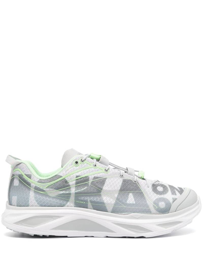 HOKA logo-print lace-up sneakers - Grey von HOKA