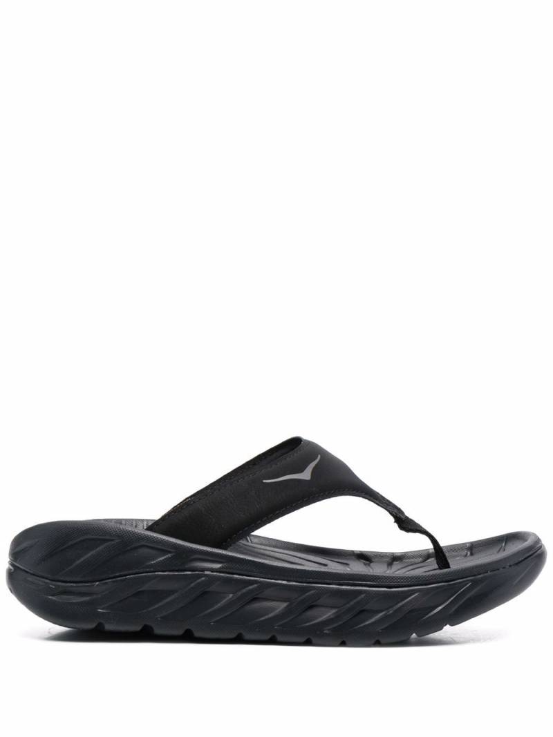 HOKA wedged flip flops - Black von HOKA