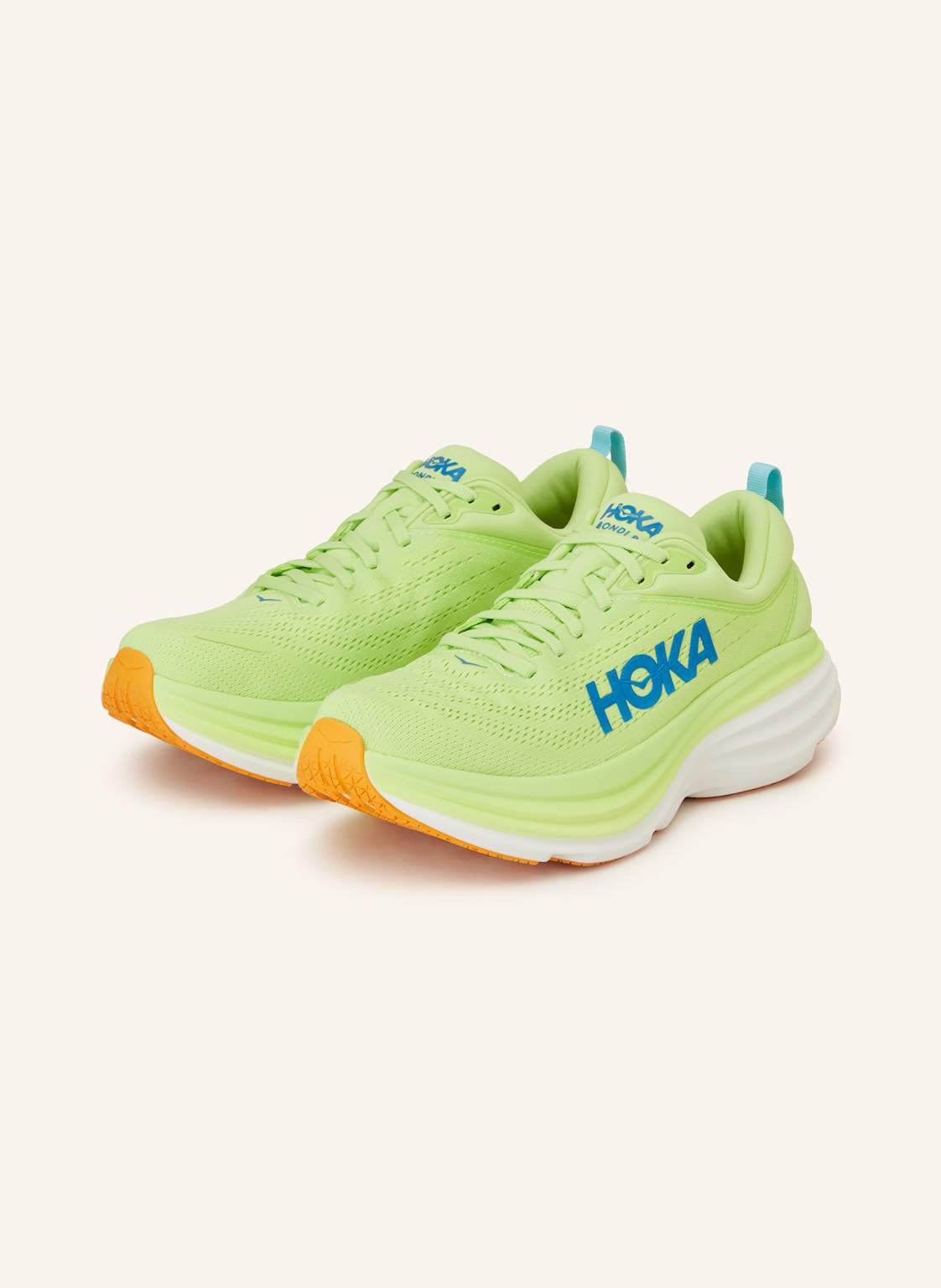 Hoka Laufschuhe Bondi 8 gruen von HOKA