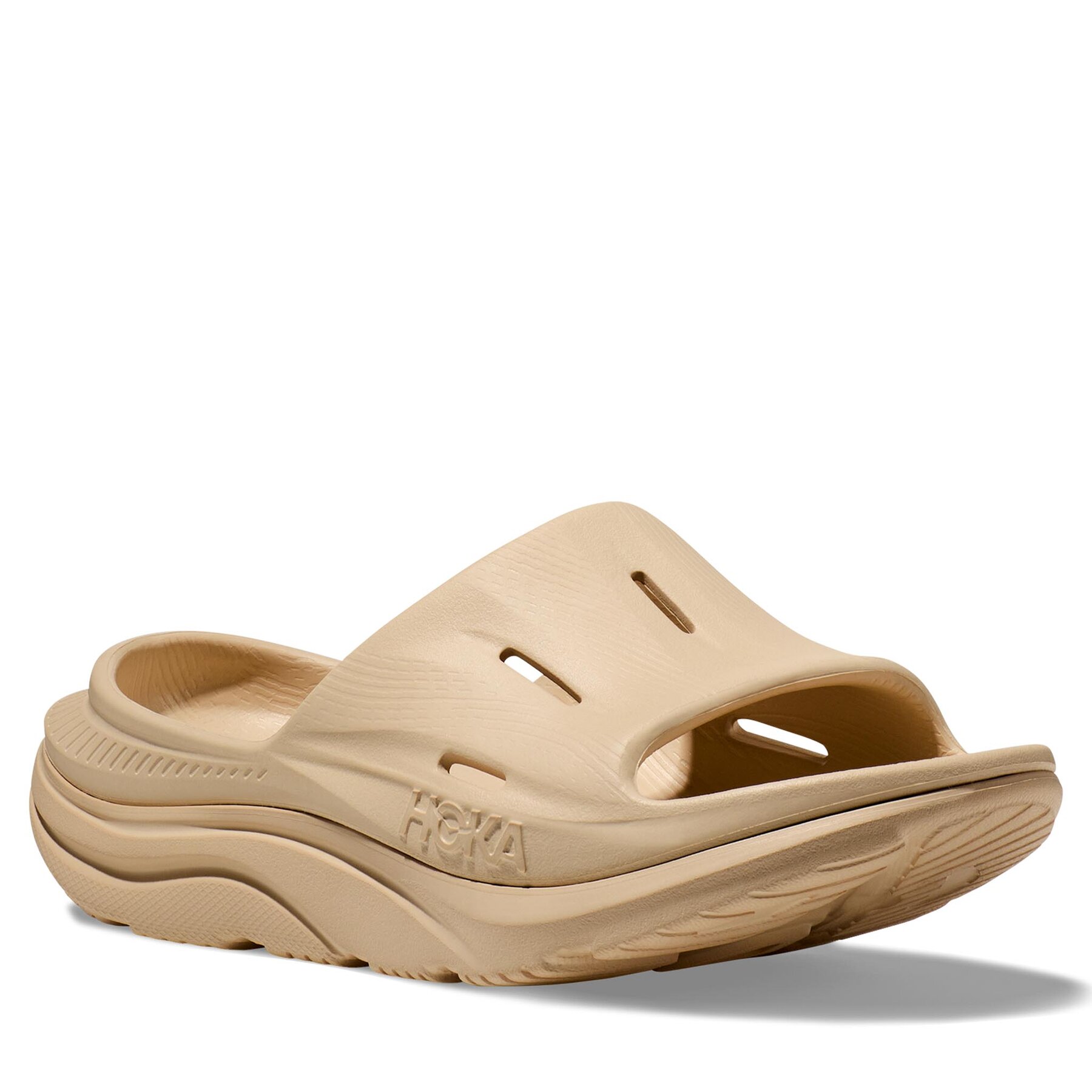 Pantoletten Hoka Ora Recovery Slide 3 1135061 Beige von HOKA