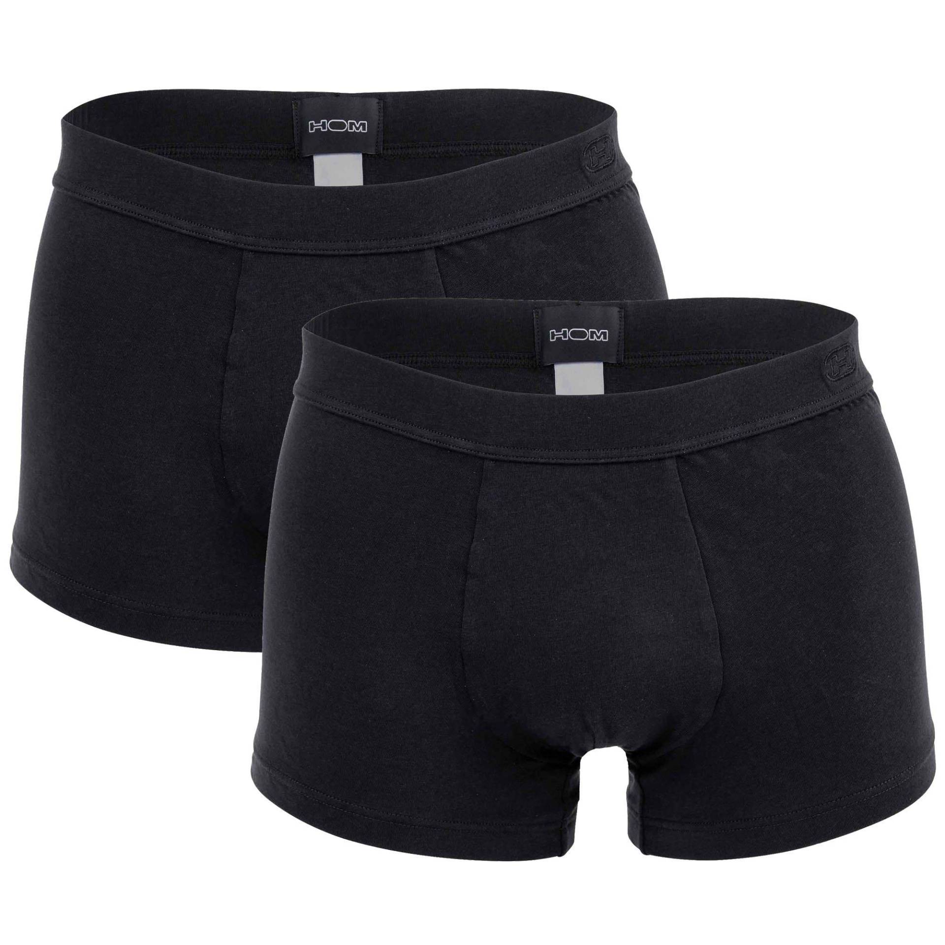 Boxershort 2er Pack Stretch-supreme Cotton Comfort Boxer Brief Herren Schwarz XL von HOM