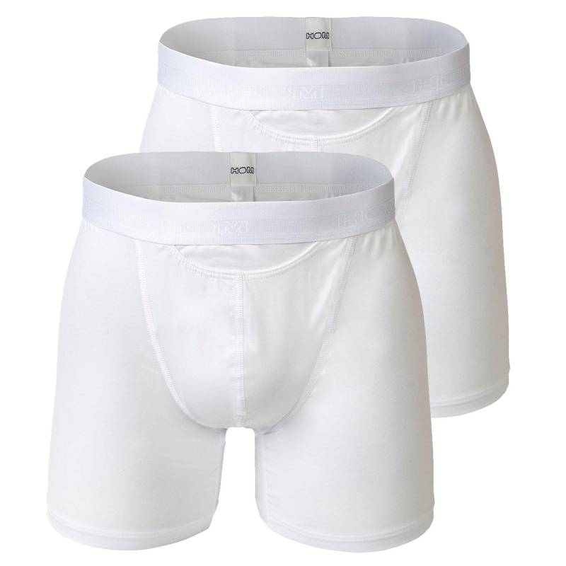 Boxershort Figurbetont Herren Weiss XL von HOM