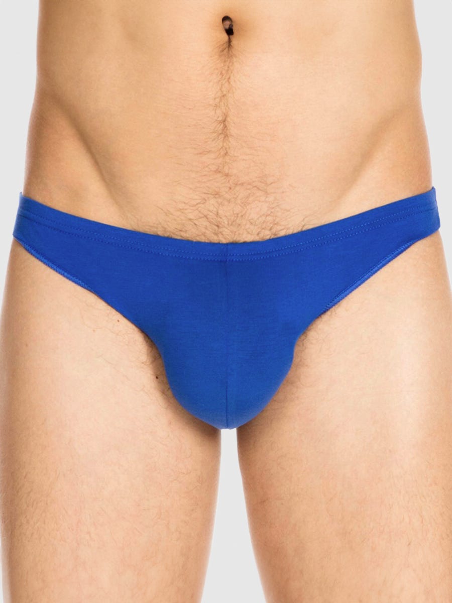 Hom Freddy Herren-string, Blau - Amorana von HOM