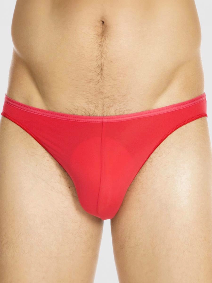 Hom, Herren-string, Hom Plumes Herren-string, Rot, L- Amorana von HOM