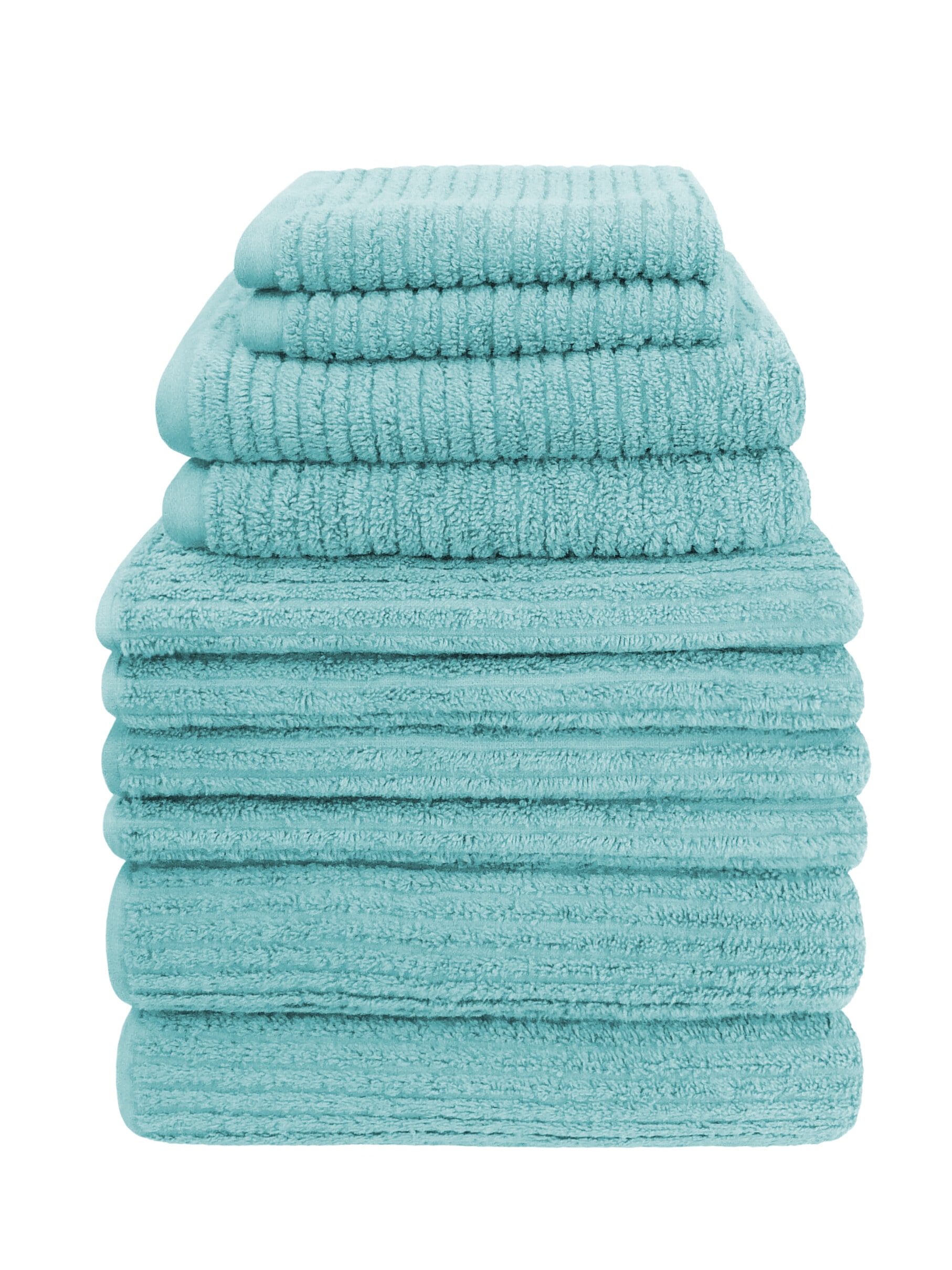 HOME FASHION Handtuch Set »Rippfrottier UNI«, (10 St., 4 Handtücher) HOME FASHION Handtuch Set »Rippfrottier UNI«, (10 St., 4 Handtücher) von HOME FASHION