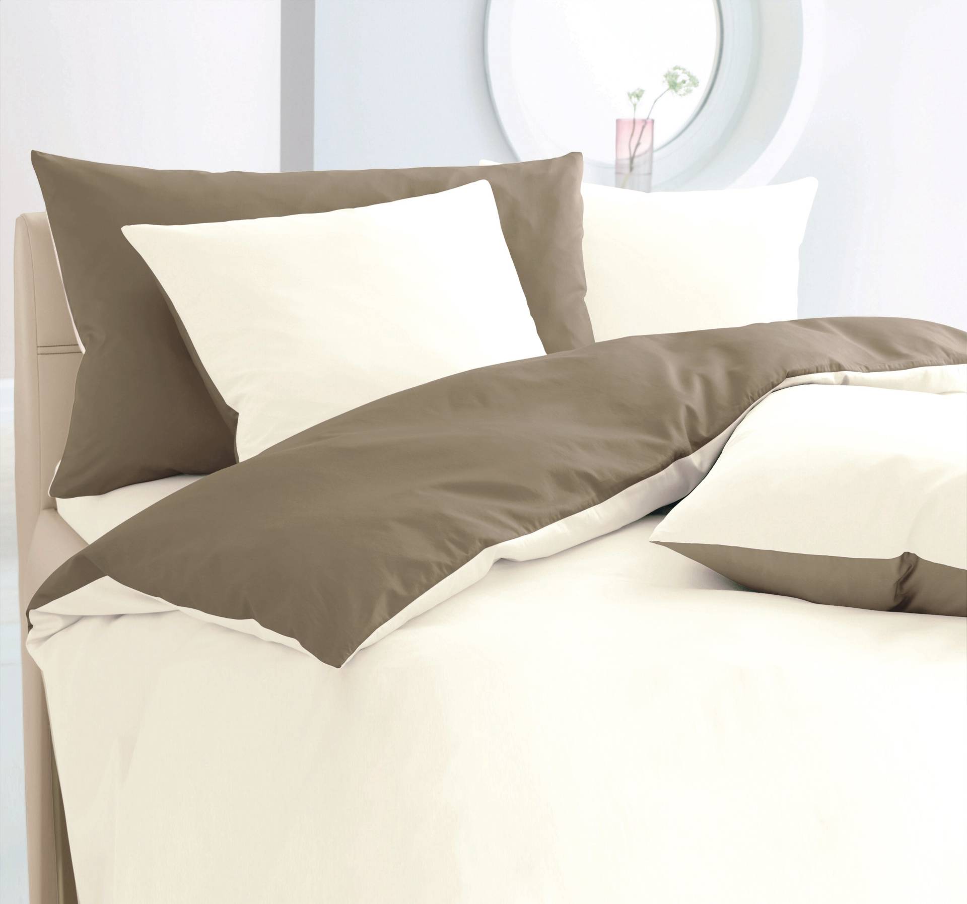 HOME FASHION Bettbezug »Double-Face«, (1 St.), verdeckter Reissverschluss HOME FASHION Bettbezug »Double-Face«, (1 St.), verdeckter Reissverschluss von HOME FASHION
