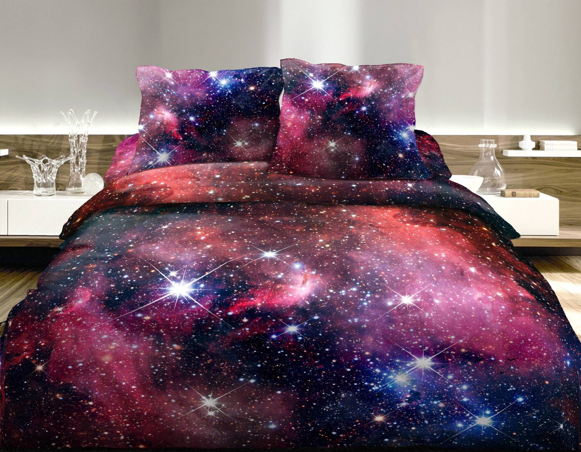 HOME FASHION Bettbezug »Galaxy Digitaldruck«, (1 St.), verdeckter Reissverschluss HOME FASHION Bettbezug »Galaxy Digitaldruck«, (1 St.), verdeckter Reissverschluss von HOME FASHION
