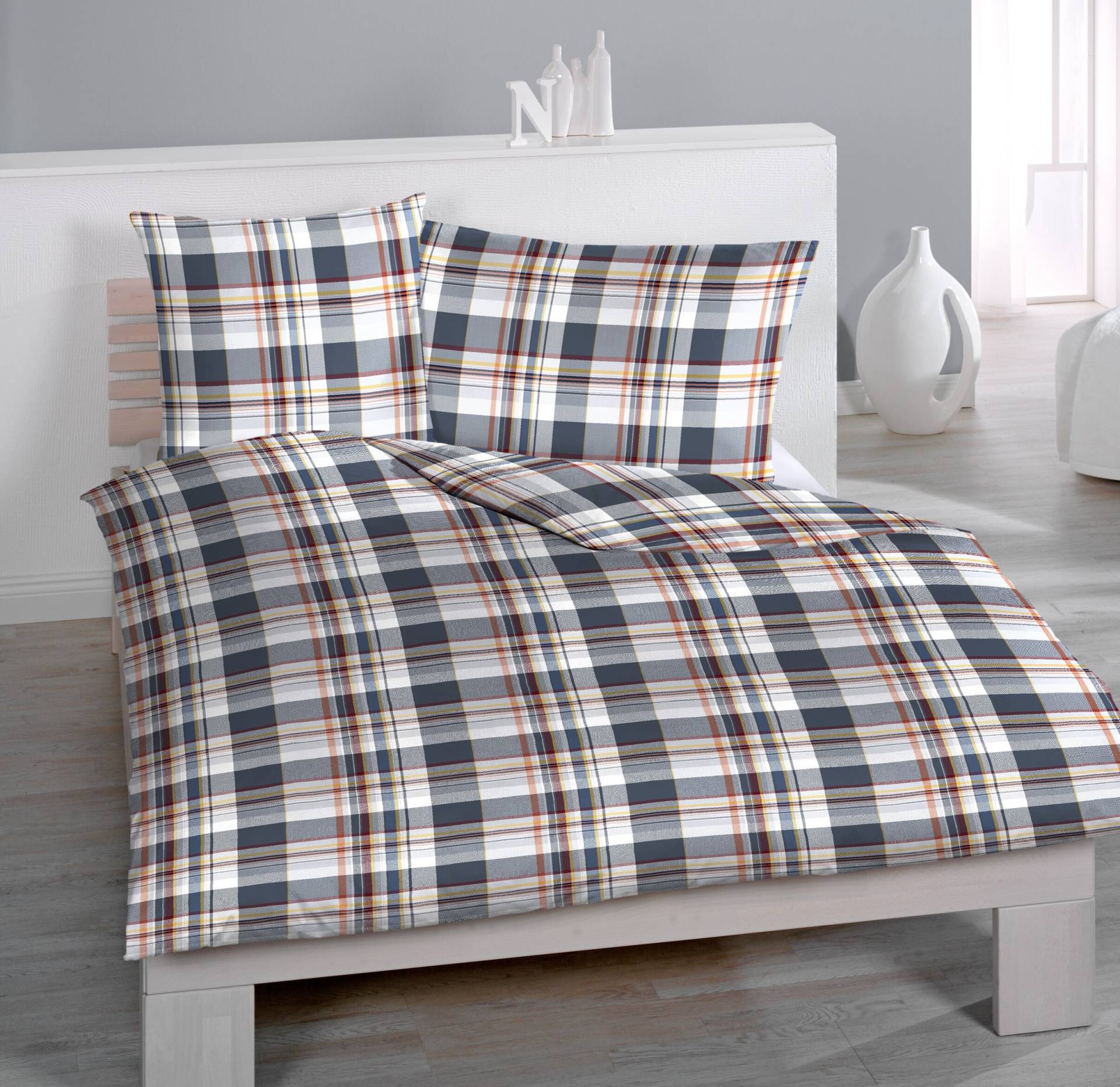 HOME FASHION Kissenbezug »Gregory«, (1 St.), verdeckter Reissverschluss HOME FASHION Kissenbezug »Gregory«, (1 St.), verdeckter Reissverschluss von HOME FASHION