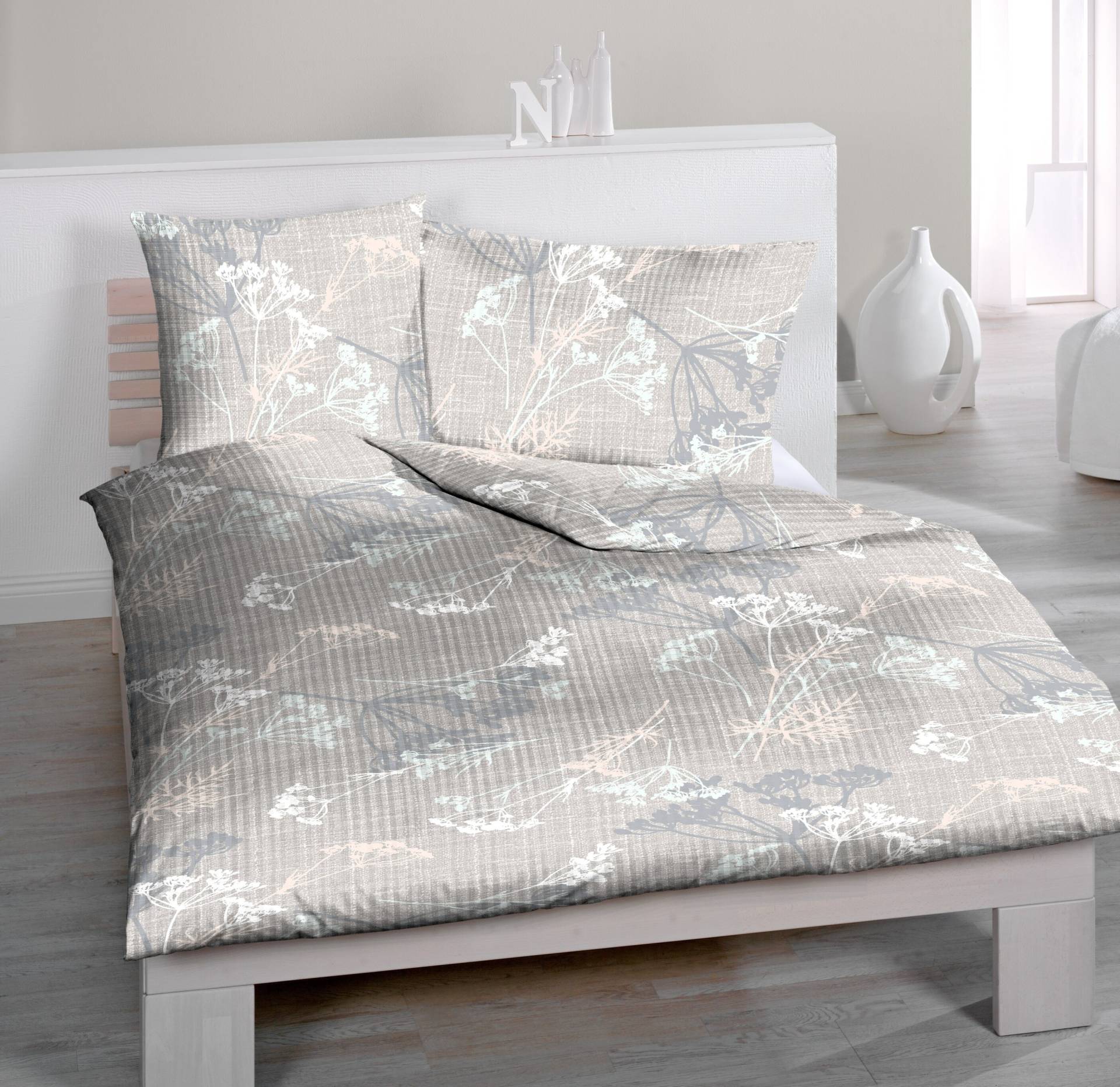 HOME FASHION Kissenbezug »TweeDee«, (1 St.), verdeckter Reissverschluss HOME FASHION Kissenbezug »TweeDee«, (1 St.), verdeckter Reissverschluss von HOME FASHION
