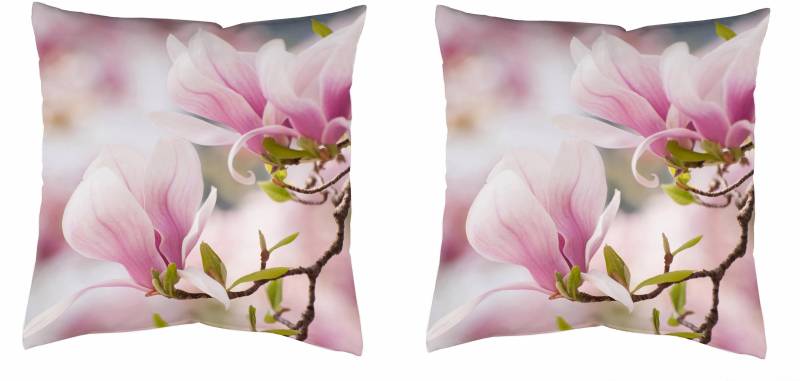 HOME WOHNIDEEN Dekokissen »MAGNOLIA«, Kissenhülle mit Füllung, 1 Stück von Home Wohnideen