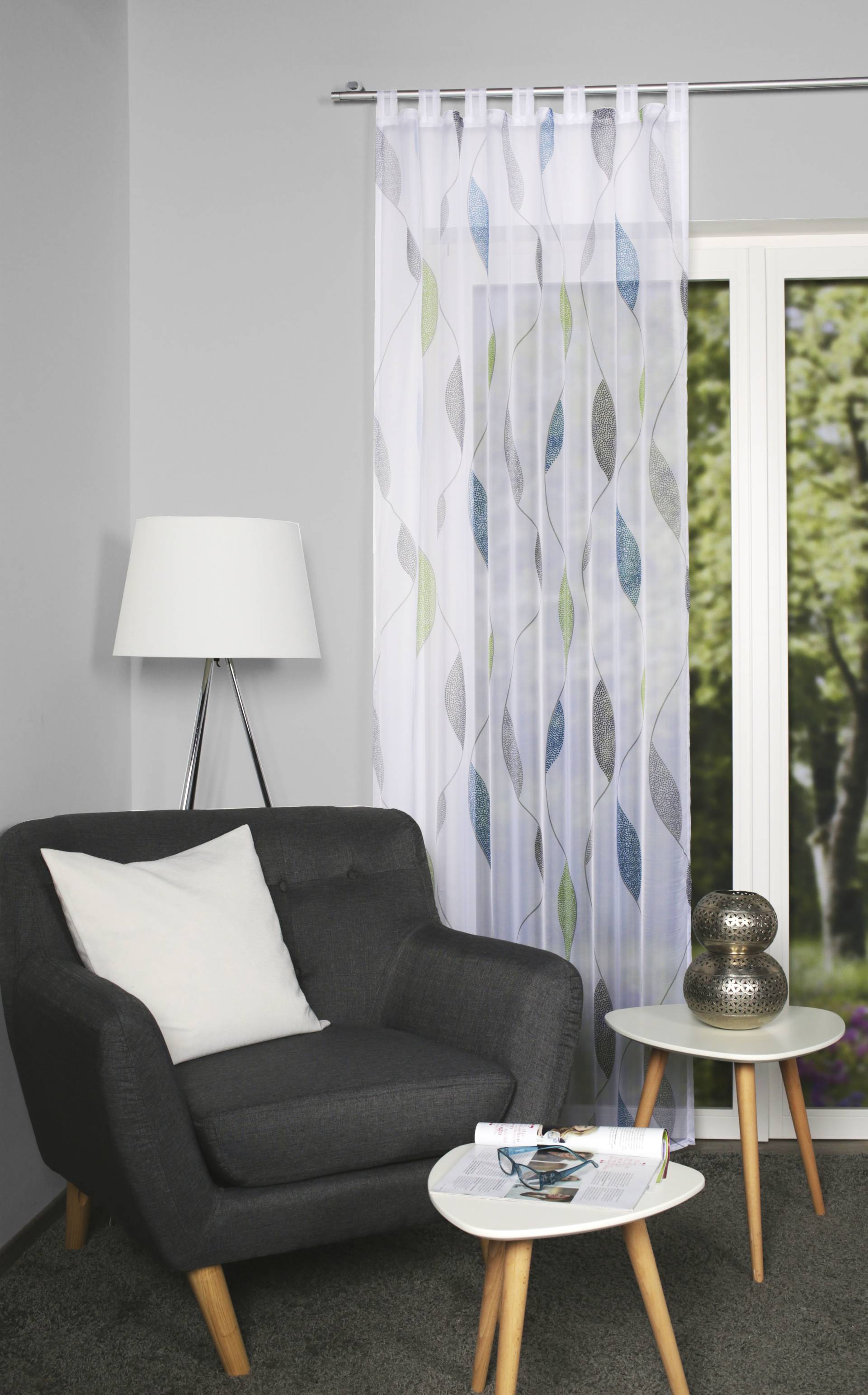 HOME WOHNIDEEN Gardine »PAOLO«, (1 St.), halbtransparent HOME WOHNIDEEN Gardine »PAOLO«, (1 St.), halbtransparent von Home Wohnideen