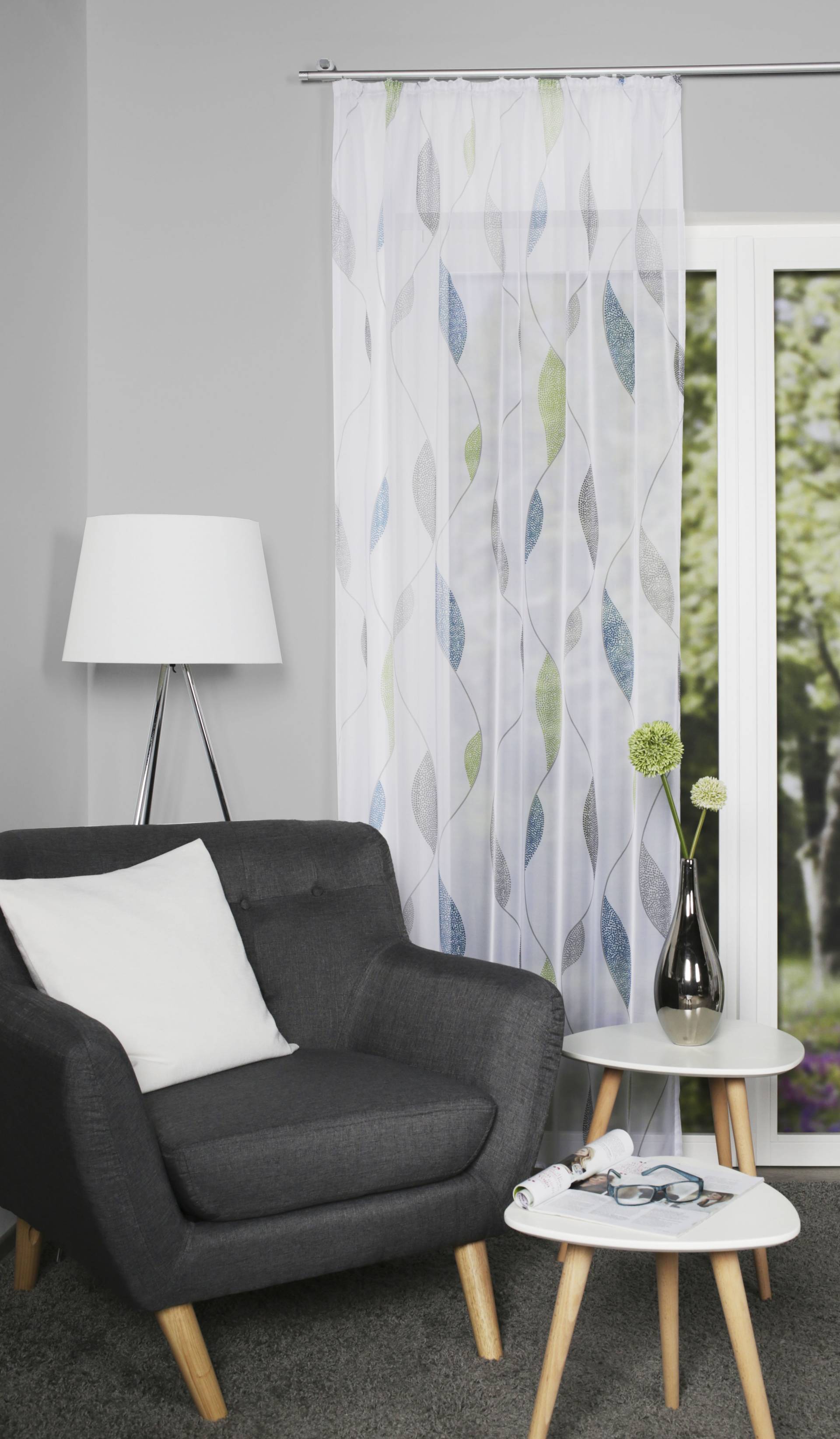 HOME WOHNIDEEN Gardine »PAOLO«, (1 St.), halbtransparent HOME WOHNIDEEN Gardine »PAOLO«, (1 St.), halbtransparent von Home Wohnideen