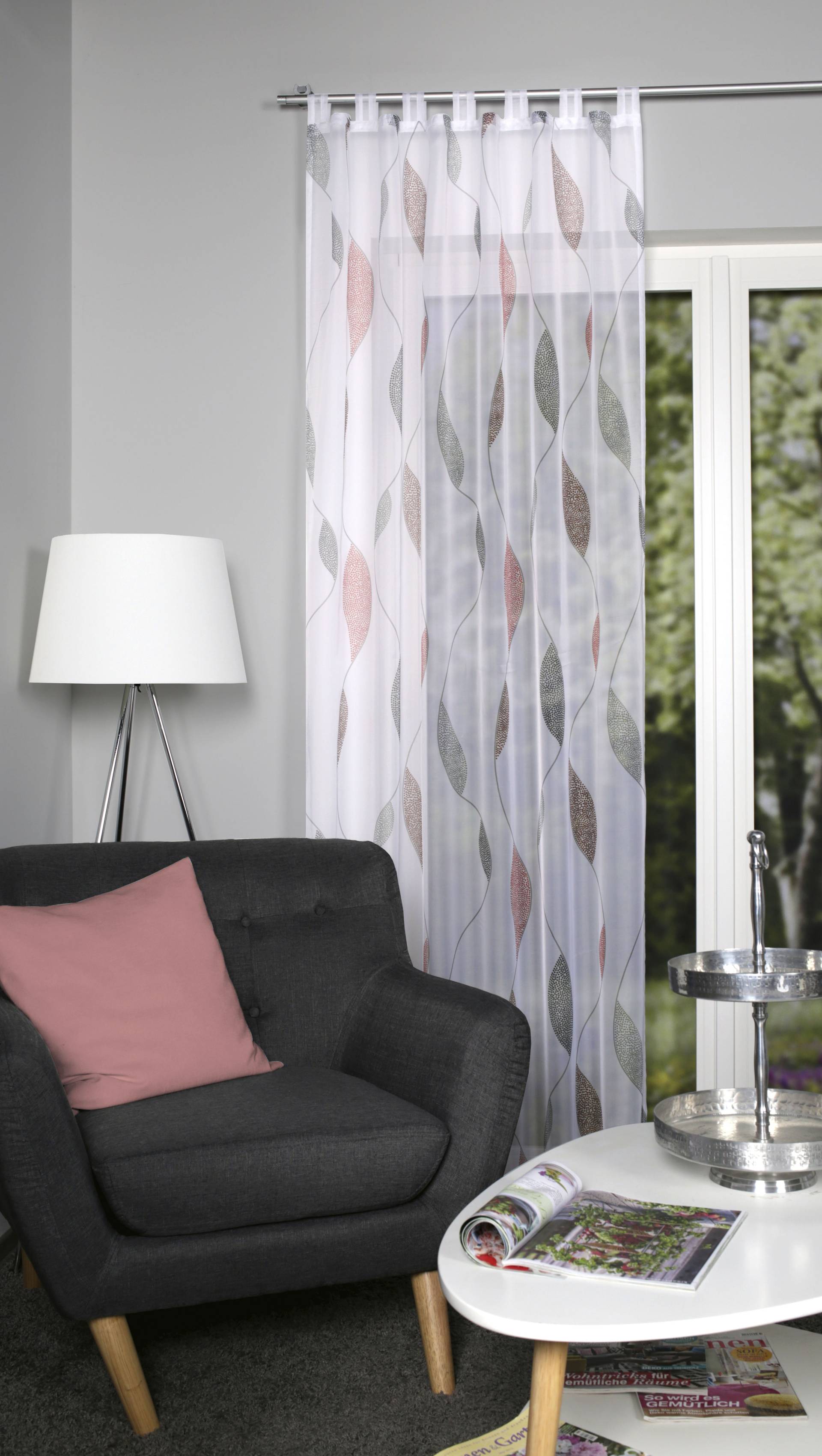 HOME WOHNIDEEN Gardine »PAOLO«, (1 St.), halbtransparent HOME WOHNIDEEN Gardine »PAOLO«, (1 St.), halbtransparent von Home Wohnideen