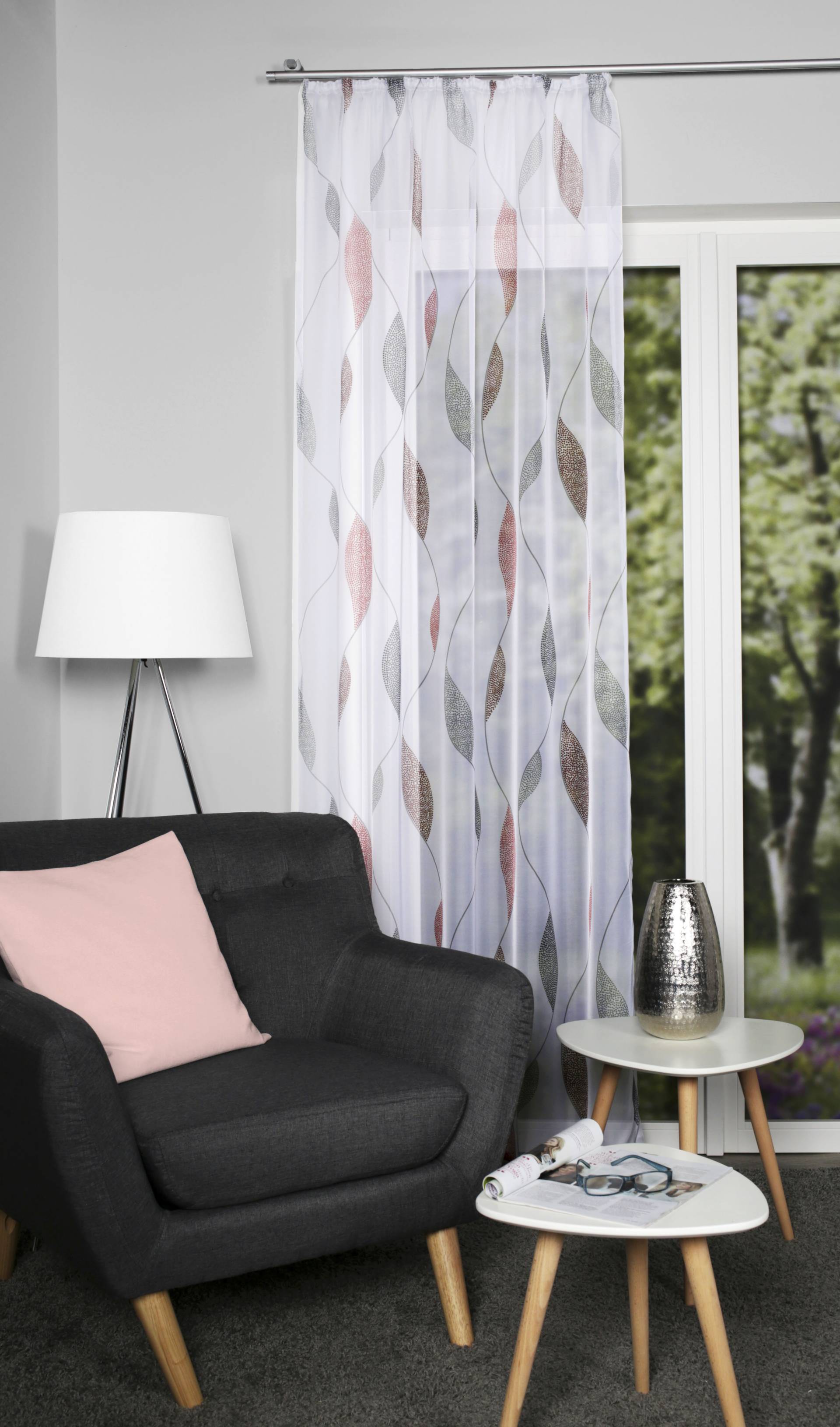 HOME WOHNIDEEN Gardine »PAOLO«, (1 St.), halbtransparent HOME WOHNIDEEN Gardine »PAOLO«, (1 St.), halbtransparent von Home Wohnideen