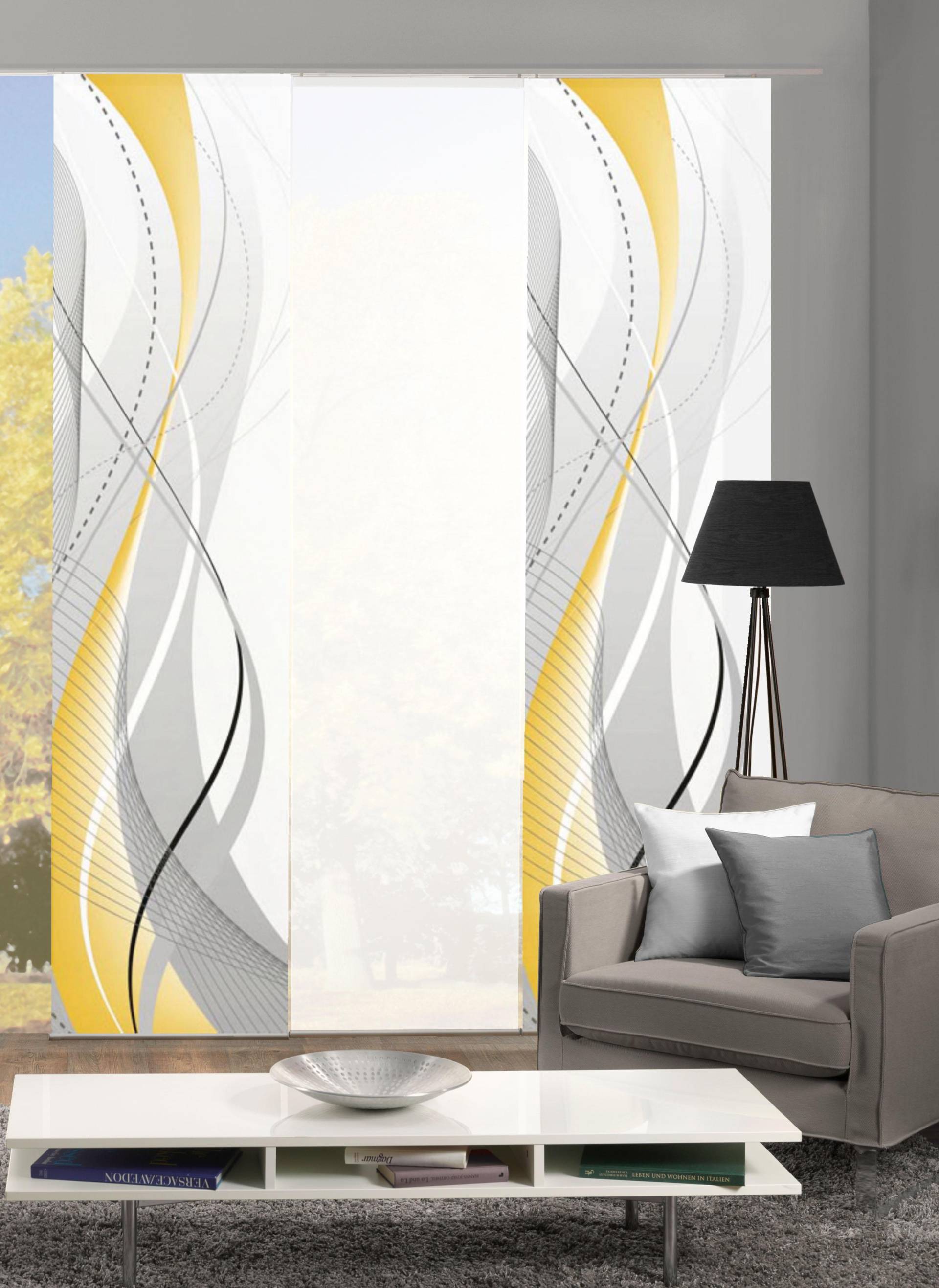 HOME WOHNIDEEN Schiebegardine »CARLISLE 3ER SET«, (3 St.), HxB: 245x60 HOME WOHNIDEEN Schiebegardine »CARLISLE 3ER SET«, (3 St.), HxB: 245x60 von Home Wohnideen