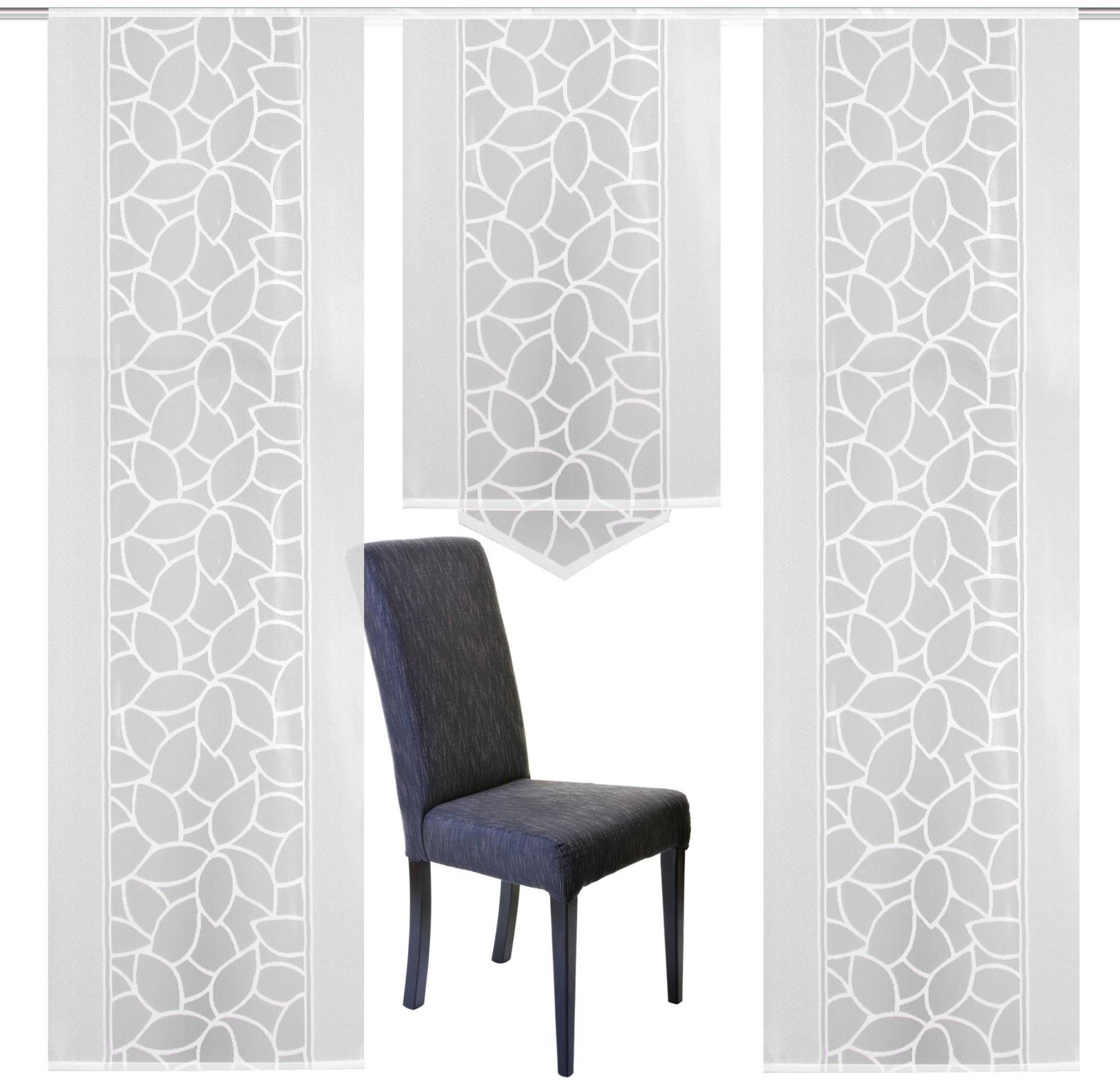 HOME WOHNIDEEN Schiebegardine »JENNA«, (3 St.), Schiebevorhang Jacquard Set HOME WOHNIDEEN Schiebegardine »JENNA«, (3 St.), Schiebevorhang Jacquard Set von Home Wohnideen