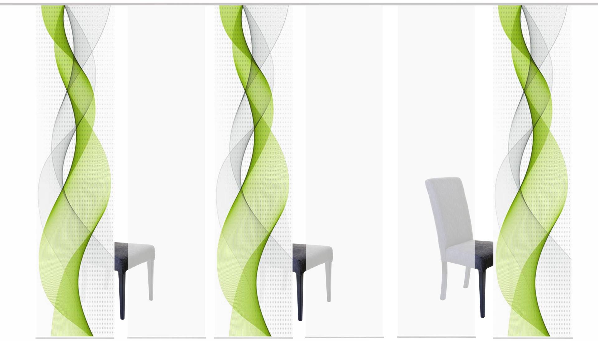 HOME WOHNIDEEN Schiebegardine »OPALIA 6ER SET«, (6 St.), HxB: 245x60 HOME WOHNIDEEN Schiebegardine »OPALIA 6ER SET«, (6 St.), HxB: 245x60 von Home Wohnideen