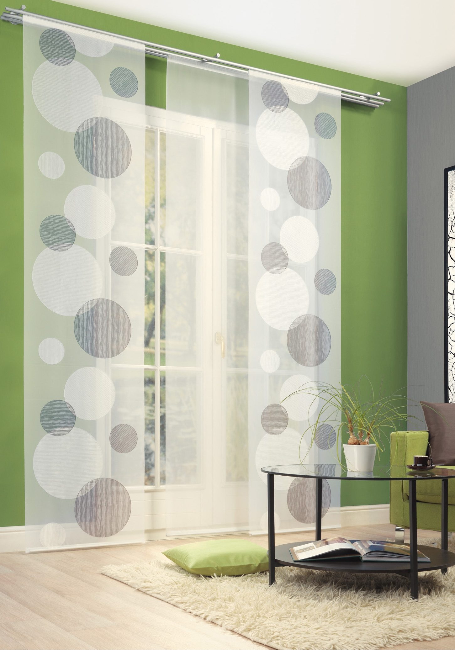 HOME WOHNIDEEN Schiebegardine »Tira«, (1 St.), HxB: 245x60 HOME WOHNIDEEN Schiebegardine »Tira«, (1 St.), HxB: 245x60 von Home Wohnideen