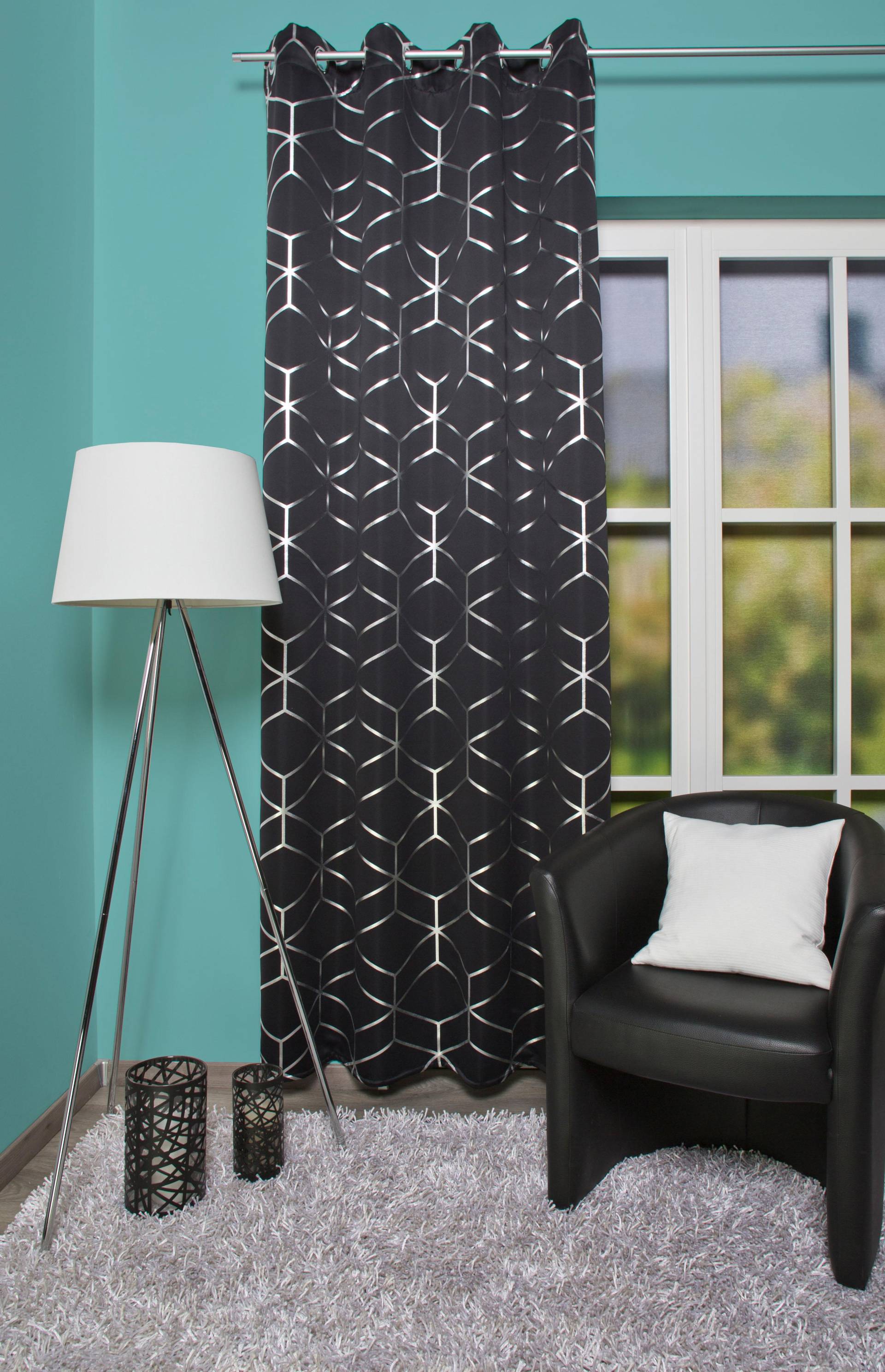 HOME WOHNIDEEN Vorhang »LANDOS«, (1 St.), HxB: 245x140 HOME WOHNIDEEN Vorhang »LANDOS«, (1 St.), HxB: 245x140 von Home Wohnideen