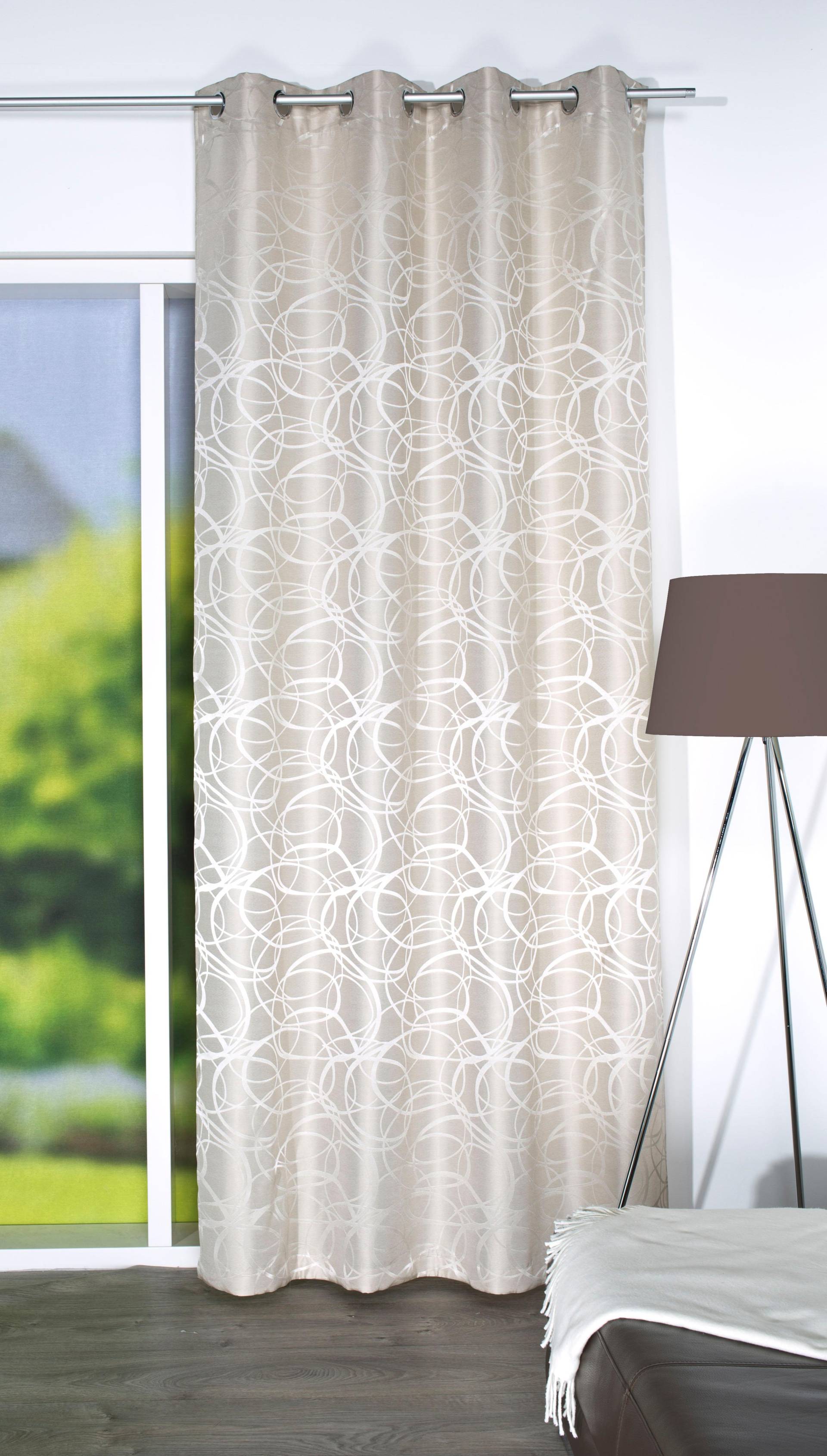 HOME WOHNIDEEN Vorhang »LENNY«, (1 St.), HxB: 245x140, Dekostoff Jacquardgemustert HOME WOHNIDEEN Vorhang »LENNY«, (1 St.), HxB: 245x140, Dekostoff Jacquardgemustert von Home Wohnideen