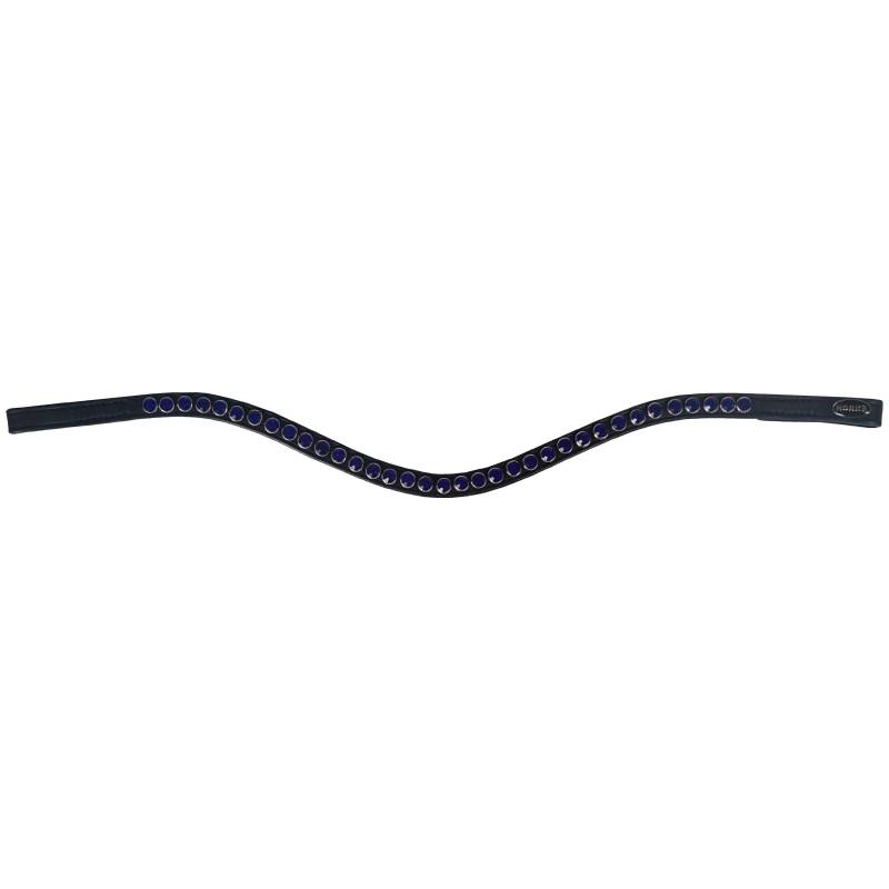 Stirnband Für Pferd Unisex Schwarz / Blau von HORKA