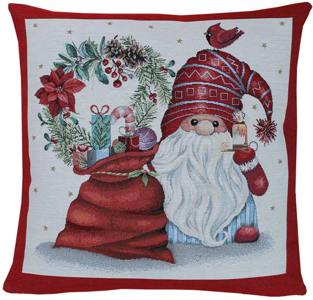 HOSSNER - ART OF HOME DECO Kissenhülle »Weihnachtswichtel«, (1 St.) von HOSSNER - ART OF HOME DECO