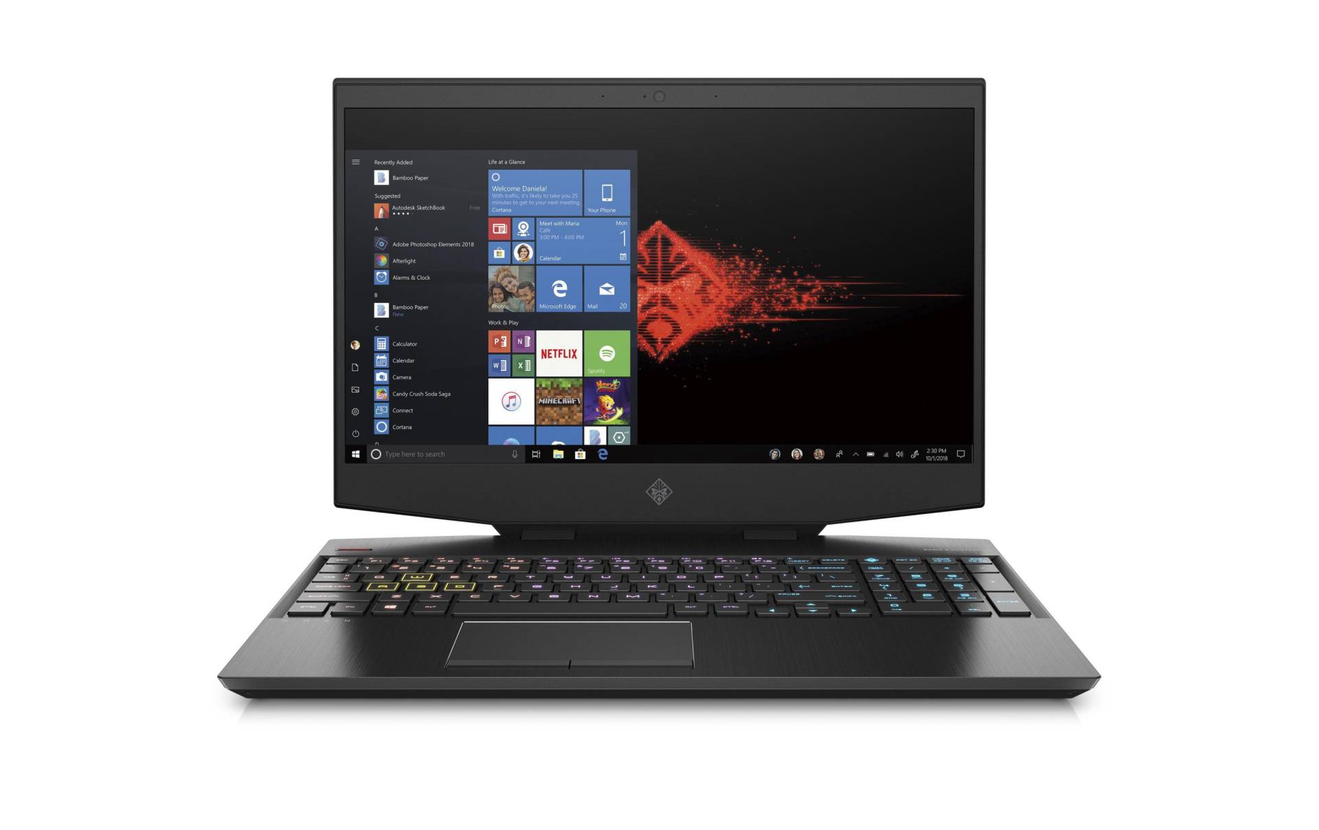 HP Notebook »OMEN 15-dh0900nz«, / 15,6 Zoll, Intel, Core i9, RTX 2080, 512 GB SSD von HP