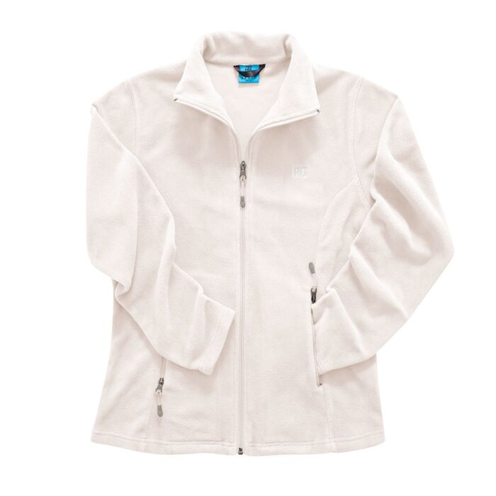 Damen-Fleecejacke uni mit Stehkragen Damen-Fleecejacke uni mit Stehkragen von HTA