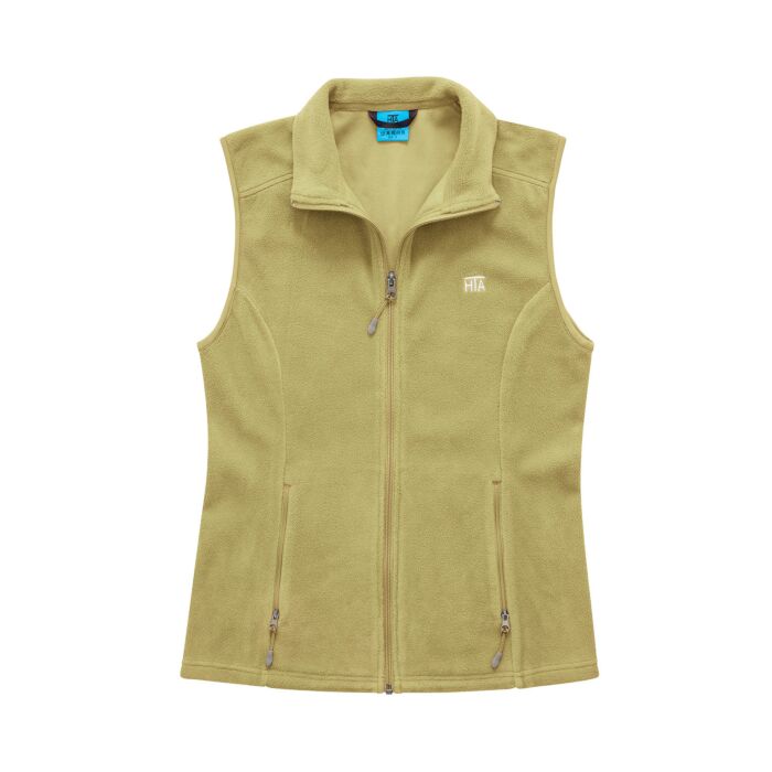 Fleece-Gilet Damen mit Stehkragen von HTA