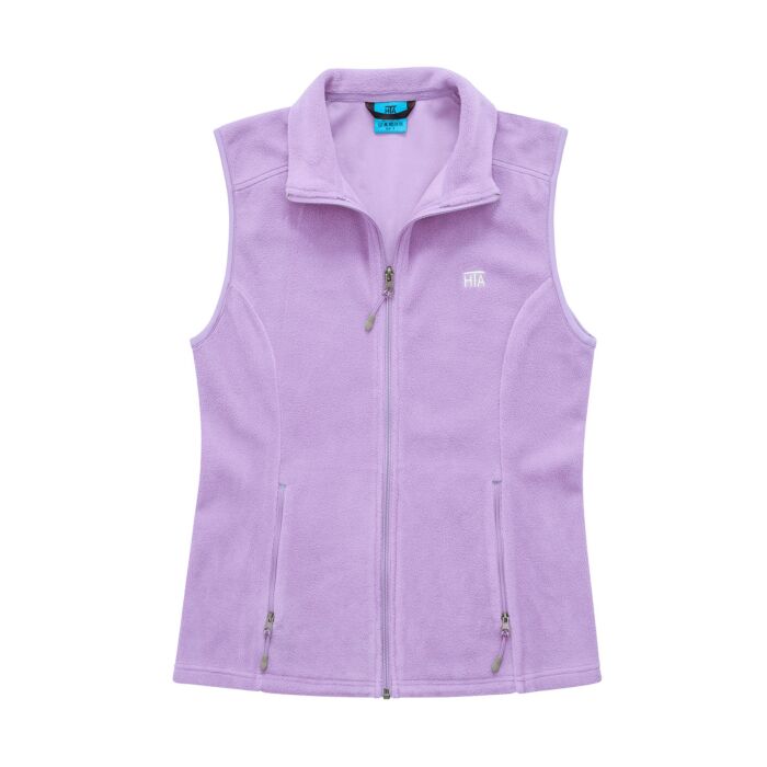 Fleece-Gilet Damen mit Stehkragen von HTA