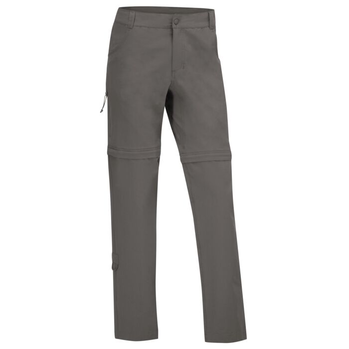 Outdoorhose mit verkürzbaren Beinen, grau, XS von HTA