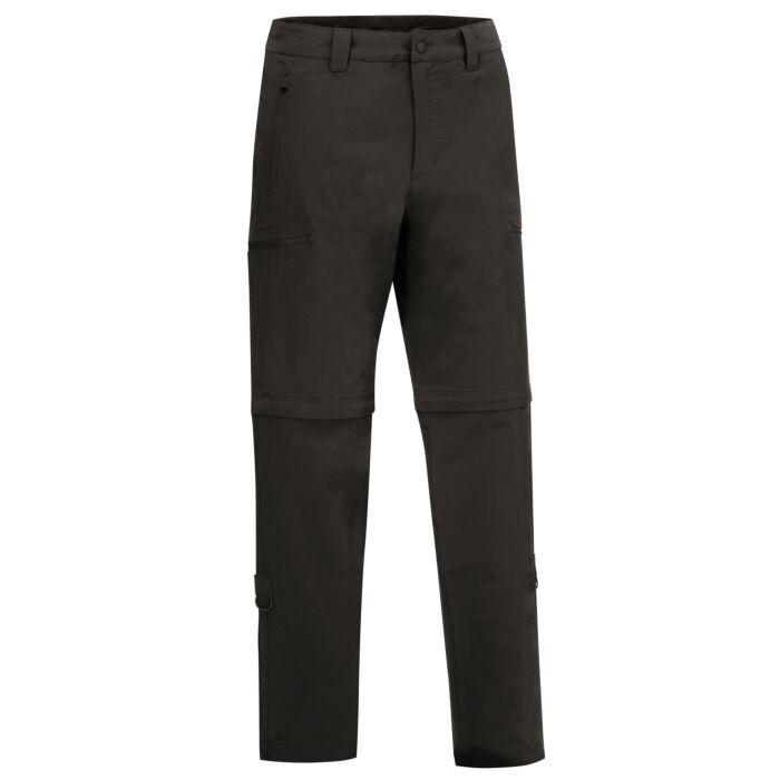 Verkürzbare Outdoorhose, schwarz von HTA