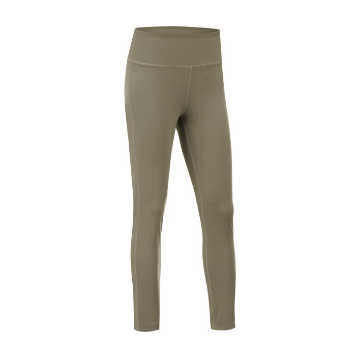 Workout Leggings mit kleiner Tasche im Bund, olive, XL von HTA