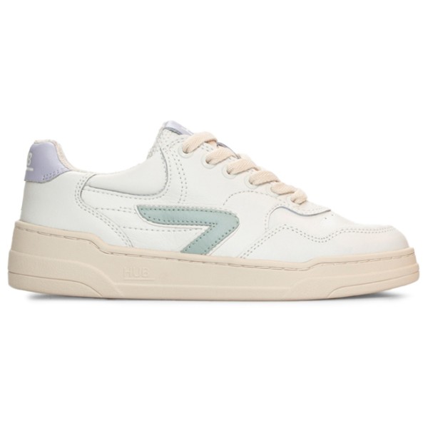 HUB - Women's Court - Sneaker Gr 37 weiß/ light beige von HUB