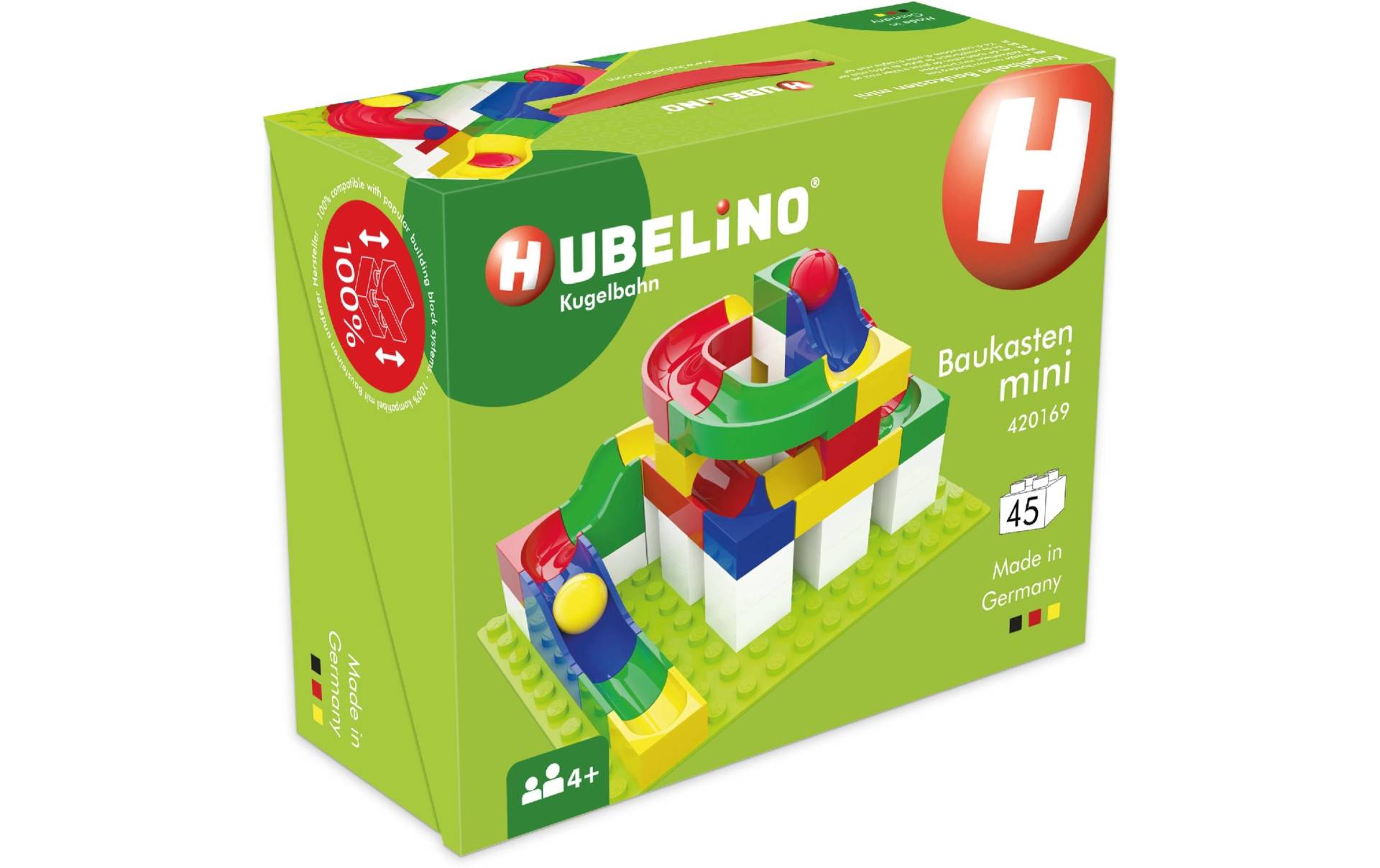 HUBELINO Kugelbahn »Mini 45 Teile«, (45 tlg.) von HUBELINO