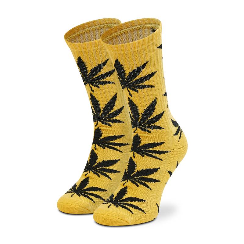 Hohe Unisex-Socken HUF Essentials Plantlife Sock SK00298 r. OS Gelb von HUF