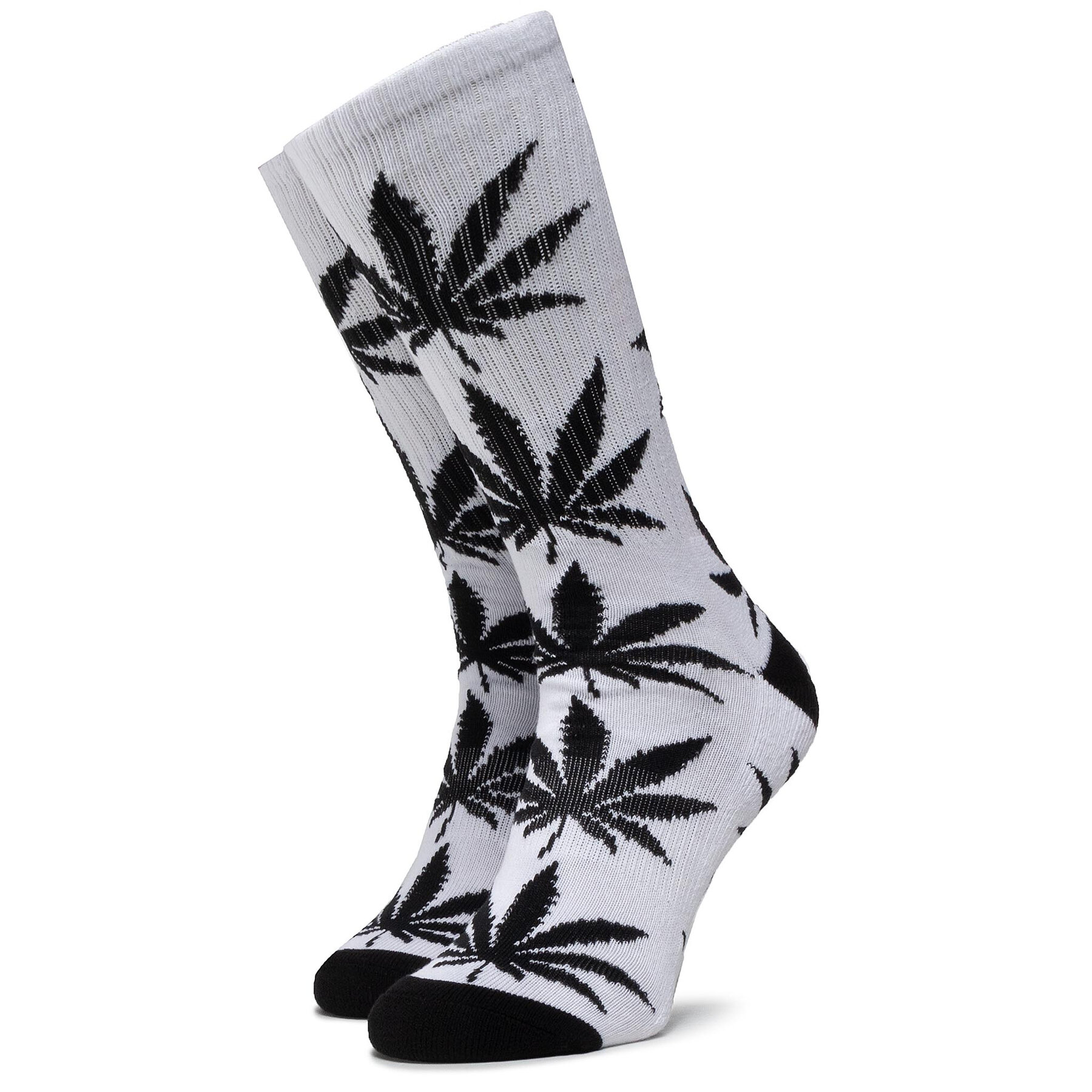 Hohe Unisex-Socken HUF Essentials Plantlife Sock SK00298 r.OS Weiß von HUF