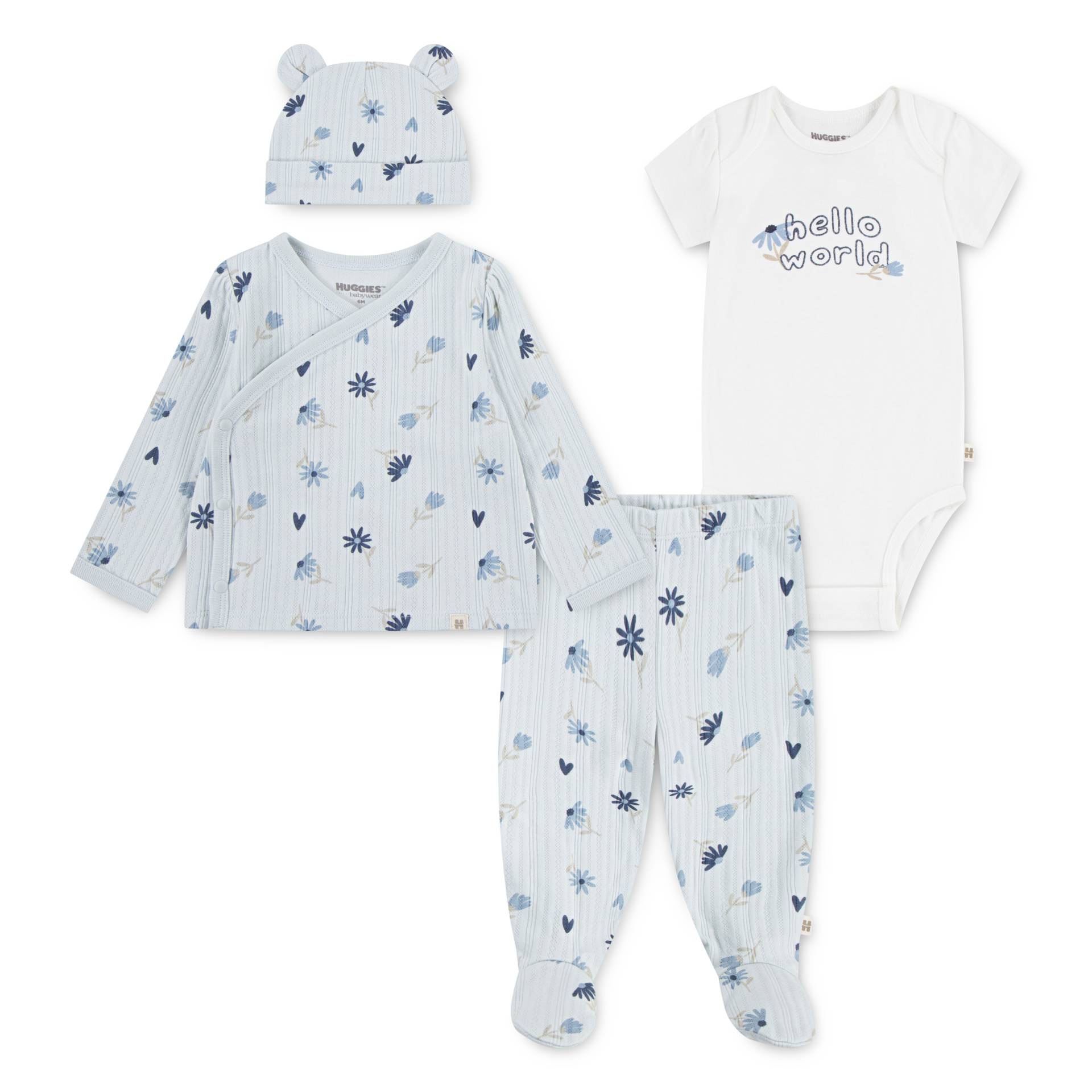 HUGGIES babywear Neugeborenen-Geschenkset von HUGGIES babywear