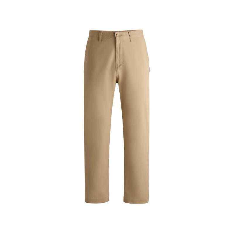 Hose, Regular Fit Herren Beige L32/W29 von HUGO BLUE