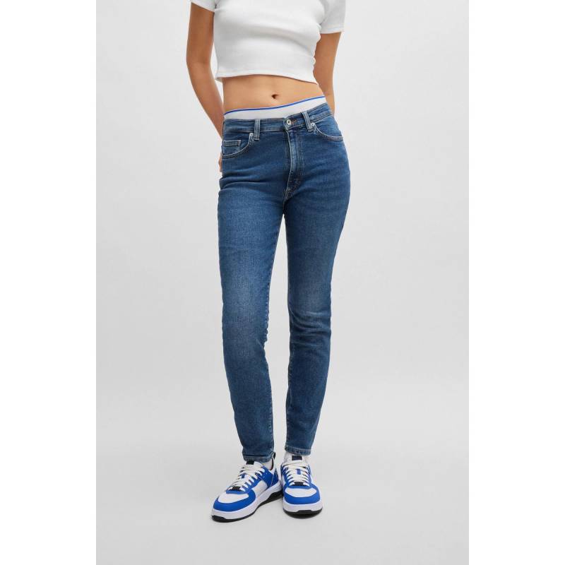 HUGO BLUE - Jeans, Skinny Fit, für Damen, Blau Größe W25 von HUGO BLUE