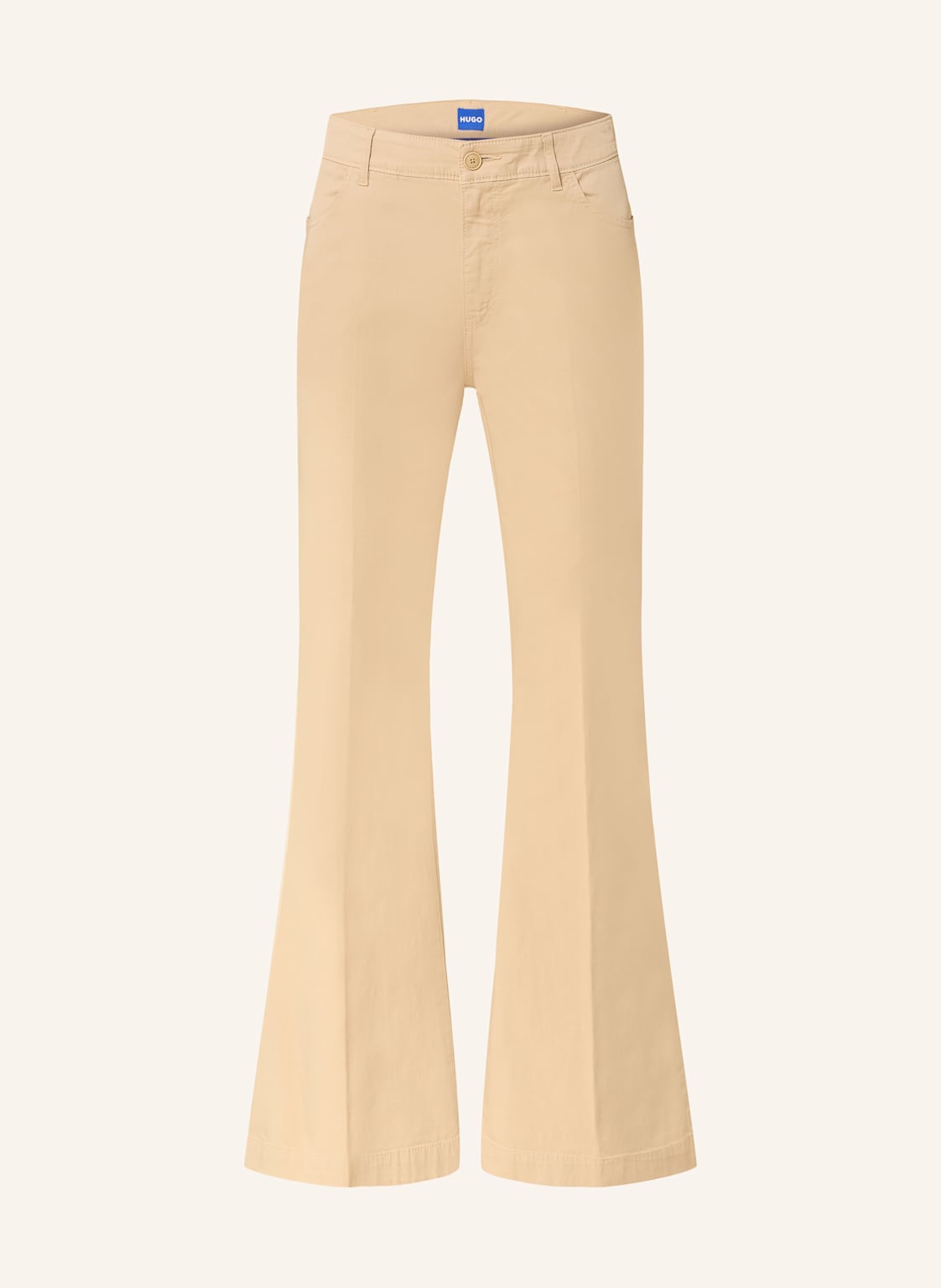 Hugo Blue Bootcut-Hose Hizama beige Hugo Blue Bootcut-Hose Hizama beige von HUGO BLUE
