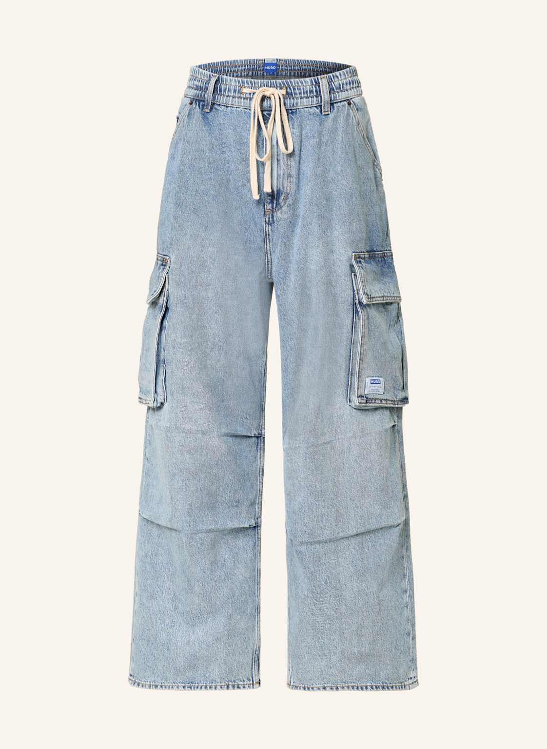 Hugo Blue Cargo-Jeans Enora Regular Fit blau Hugo Blue Cargo-Jeans Enora Regular Fit blau von HUGO BLUE