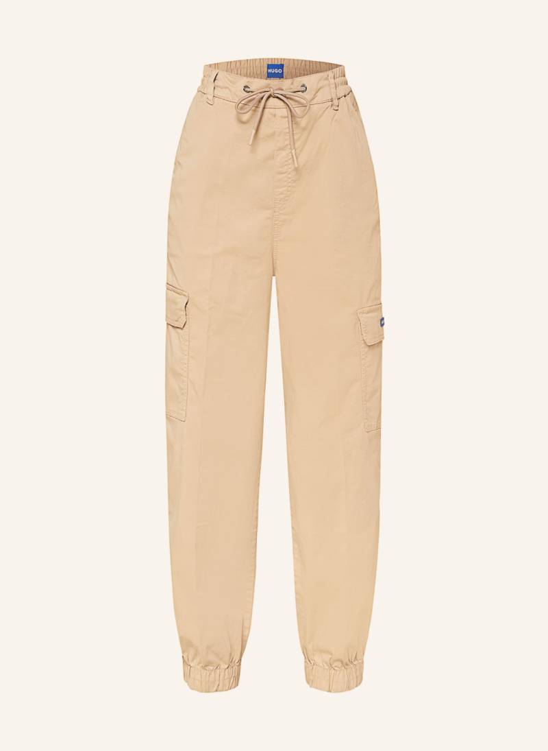 Hugo Blue Cargohose Hisune beige von HUGO BLUE