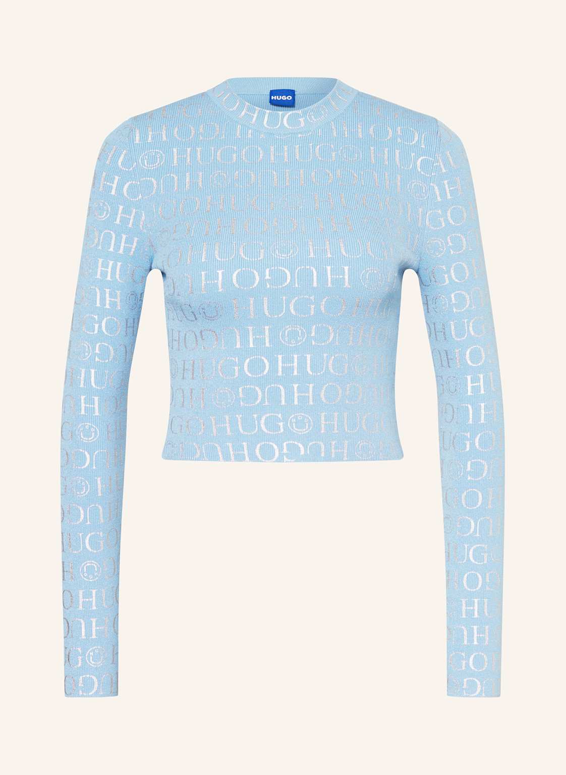Hugo Blue Cropped-Pullover Soil blau Hugo Blue Cropped-Pullover Soil blau von HUGO BLUE