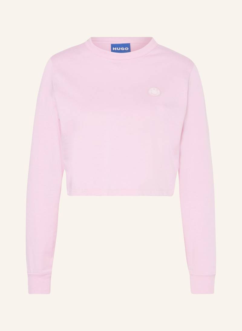 Hugo Blue Cropped-Shirt Denetha pink von HUGO BLUE