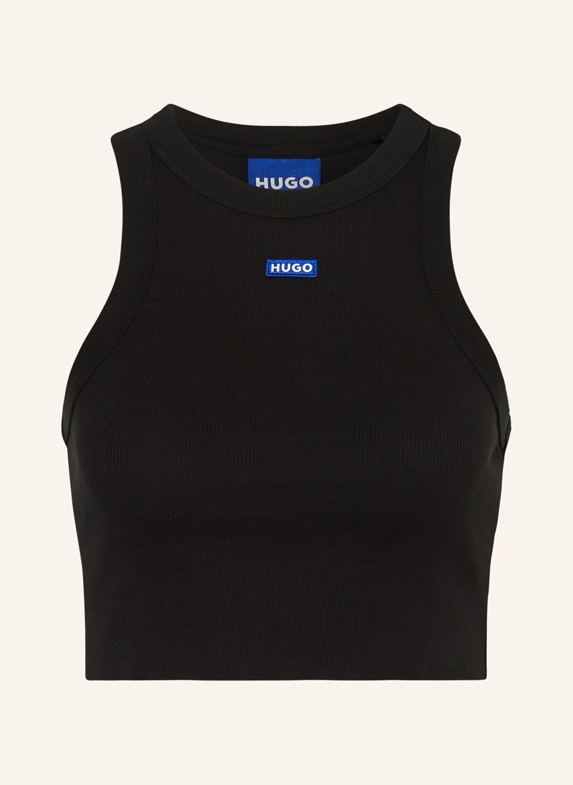 Hugo Blue Cropped-Top Baby Tank schwarz Hugo Blue Cropped-Top Baby Tank schwarz von HUGO BLUE