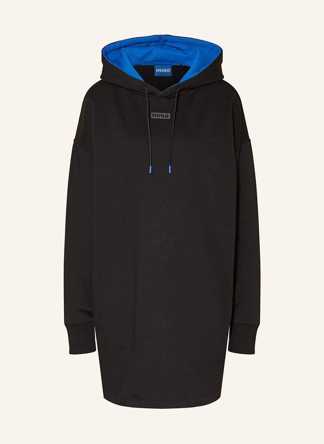 Hugo Blue Hoodie-Kleid Nidion schwarz von HUGO BLUE