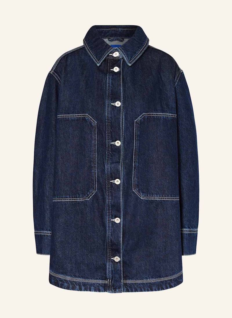 Hugo Blue Jeans-Overjacket Galane blau von HUGO BLUE